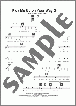 Pick Me Up On Your Way Down(Charlie Walker/Travis Perry) 楽譜 その他 ダウンロード
