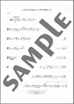 A Marshmallow World(Carl Sigman & Peter De Rose) 楽譜 その他 ダウンロード