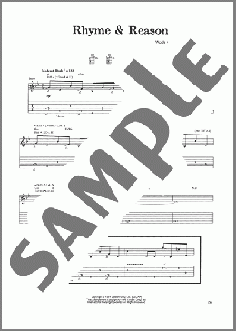 Rhyme & Reason(Dave Matthews Band) 楽譜 ギター（ソロ） ダウンロード