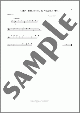 Hark! The Herald Angels Sing(Charles Wesley) 楽譜 トロンボーン（ソロ） ダウンロード