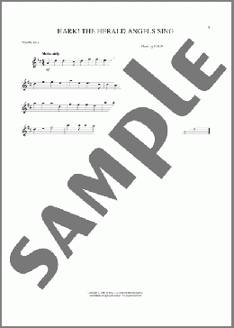 Hark! The Herald Angels Sing(Charles Wesley) 楽譜 テナーサックス（ソロ） ダウンロード