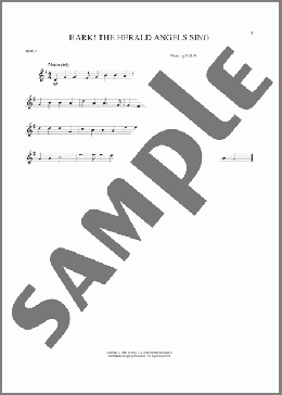 Hark! The Herald Angels Sing(Charles Wesley) 楽譜 ホルンソロ ダウンロード