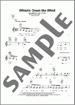 Whistle Down The Wind(Andrew Lloyd Webber) 楽譜 ウクレレ（弾き語り） ダウンロード