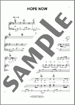 Hope Now(Addison Road) 楽譜 ピアノ & ボーカル & ギター ダウンロード