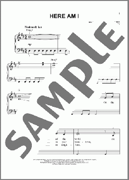 Here Am I(MercyMe) 楽譜 ピアノ（ソロ） ダウンロード