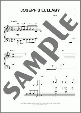 Joseph's Lullaby(MercyMe) 楽譜 ピアノ（ソロ） ダウンロード