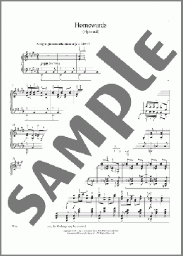 Homewards (Hjemad), Op. 62, No. 6(Edvard Grieg/Edward Grieg) 楽譜 ピアノ（ソロ） ダウンロード