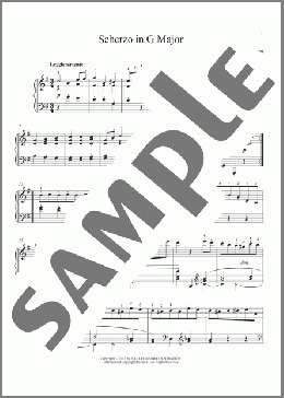 Scherzo In G Major(Clara Schumann) 楽譜 ピアノ（ソロ） ダウンロード