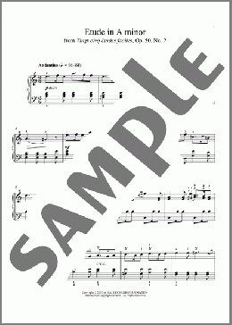 Etude In A Minor(Louise Dumont Farrenc) 楽譜 ピアノ（ソロ） ダウンロード