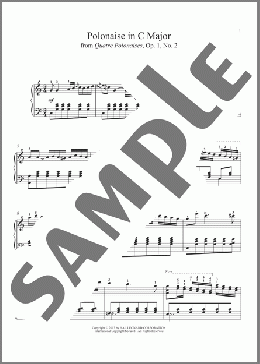 Polonaise In C Major(Clara Schumann) 楽譜 ピアノ（ソロ） ダウンロード