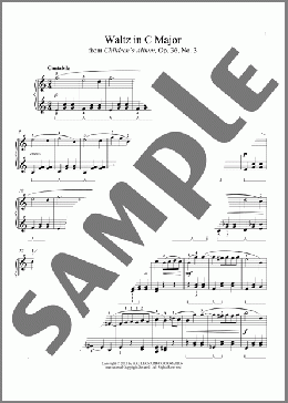 Waltz In C Major(Amy Marcy Beach) 楽譜 ピアノ（ソロ） ダウンロード