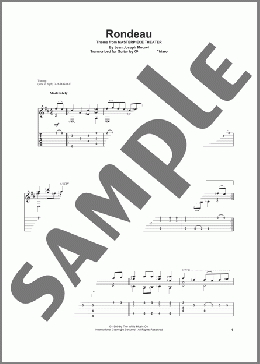 Rondeau(Jean Joseph Mouret) 楽譜 ギター（その他） ダウンロード