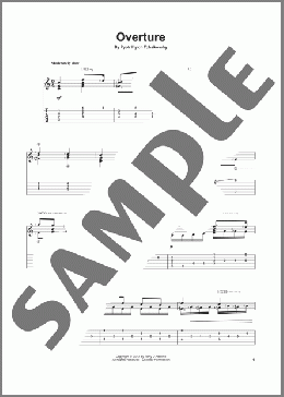 Overture(Pyotr Il'yich Tchaikovsky) 楽譜 ギター（その他） ダウンロード