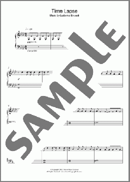 Time Lapse(Ludovico Einaudi) 楽譜 ピアノ（ソロ） ダウンロード
