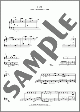 Life(Ludovico Einaudi) 楽譜 ピアノ（ソロ） ダウンロード
