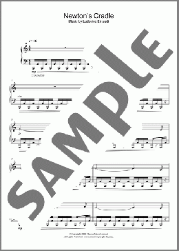 Newton's Cradle(Ludovico Einaudi) 楽譜 ピアノ（ソロ） ダウンロード