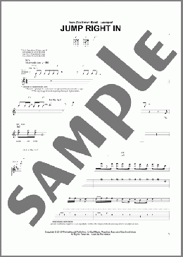 Jump Right In(Zac Brown Band) 楽譜 ギター（ソロ） ダウンロード