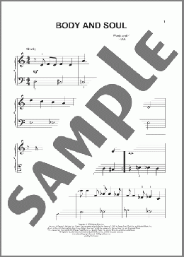 Body And Soul(Tony Bennett & Amy Winehouse) 楽譜 その他 ダウンロード