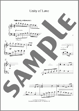 Unity Of Love(Randall Hartsell) 楽譜 ピアノ（ソロ） ダウンロード