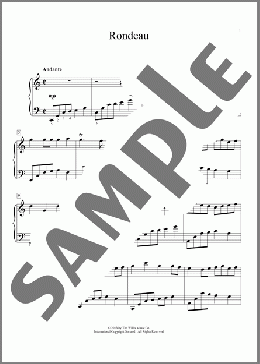 Rondeau(Randall Hartsell/Jean-Joseph Mouret) 楽譜 ピアノ（ソロ） ダウンロード