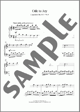 Ode To Joy (arr. Randall Hartsell)(Ludwig van Beethoven) 楽譜 ピアノ（ソロ） ダウンロード