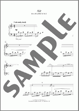 Air(George Frideric Handel/Randall Hartsell) 楽譜 ピアノ（ソロ） ダウンロード