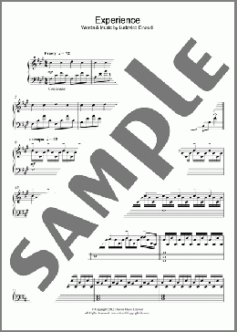 Experience(Ludovico Einaudi) 楽譜 ピアノ（ソロ） ダウンロード