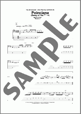 Poinciana (Song Of The Tree)(Nat Simon) 楽譜 ベース ダウンロード
