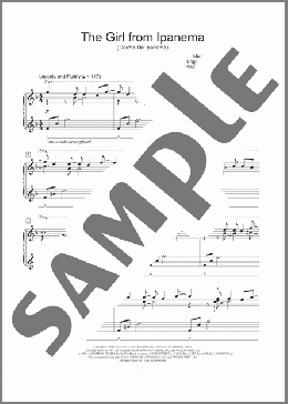 The Girl From Ipanema(Antonio Carlos Jobim) 楽譜 ピアノ（ソロ） ダウンロード