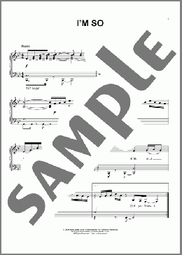 I'm So(Yanni) 楽譜 ピアノ（ソロ） ダウンロード