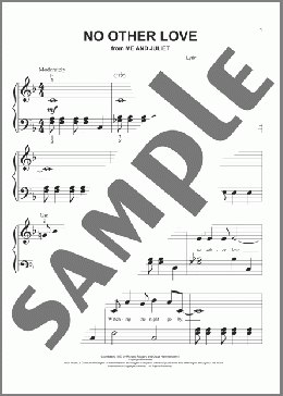 No Other Love(Richard Rodgers/Oscar Hammerstein/Rodgers & Hammerstein) 楽譜 ピアノ（ソロ） ダウンロード