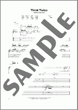 Think Twice(Robben Ford) 楽譜 ギター（ソロ） ダウンロード