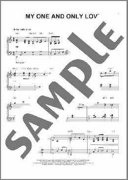 My One And Only Love (arr. Brent Edstrom)(Robert Mellin) 楽譜 ピアノ（ソロ） ダウンロード