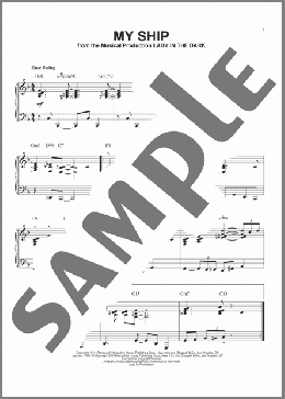 My Ship (arr. Brent Edstrom)(Ira Gershwin) 楽譜 ピアノ（ソロ） ダウンロード