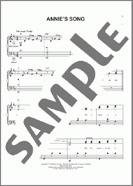 Annie's Song(John Denver) 楽譜 その他 ダウンロード