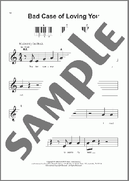 Bad Case Of Loving You(Robert Palmer) 楽譜 ピアノ（ソロ） ダウンロード