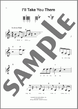 I'll Take You There(The Staple Singers) 楽譜 ピアノ（ソロ） ダウンロード