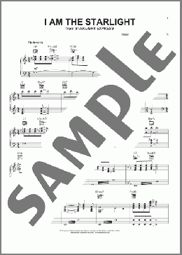 I Am The Starlight(Richard Stilgoe/Andrew Lloyd Webber) 楽譜 ピアノ & ボーカル & ギター ダウンロード