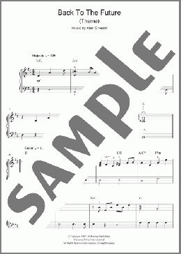 Back To The Future (Theme)(Alan Silvestri) 楽譜 ピアノ（ソロ） ダウンロード
