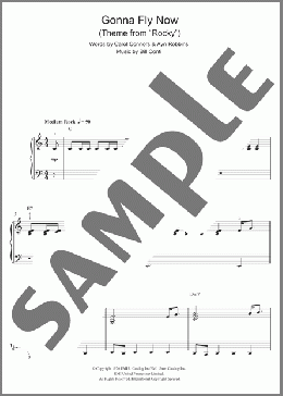 Gonna Fly Now (Theme from Rocky)(Bill Conti) 楽譜 ピアノ（ソロ） ダウンロード