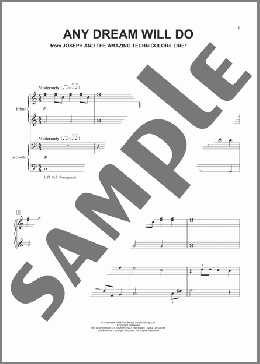 Any Dream Will Do(Andrew Lloyd Webber) 楽譜 ピアノ（連弾） ダウンロード