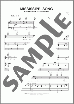 Mississippi Song(Jim Weatherly) 楽譜 ピアノ & ボーカル & ギター ダウンロード