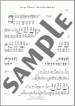 Carriage Without A Driver (from "Dracula")(Philip Glass) 楽譜 ピアノ（ソロ） ダウンロード