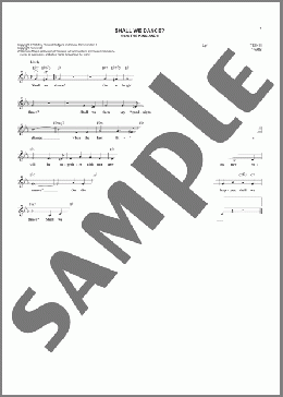 Shall We Dance?(Rodgers & Hammerstein) 楽譜 その他 ダウンロード