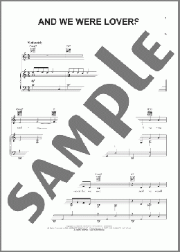 And We Were Lovers(Andy Williams) 楽譜 ピアノ & ボーカル & ギター ダウンロード