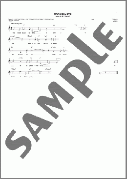 Make Believe(Jerome Kern/Oscar Hammerstein II) 楽譜 その他 ダウンロード