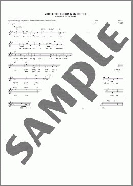 You're The Cream In My Coffee(B.G. DeSylva) 楽譜 その他 ダウンロード