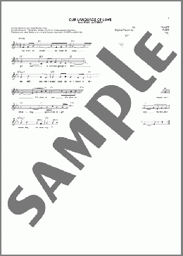 Our Language Of Love(Julian More) 楽譜 その他 ダウンロード