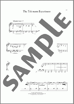 The Telemann Experiment(Jon Lord) 楽譜 ピアノ（ソロ） ダウンロード