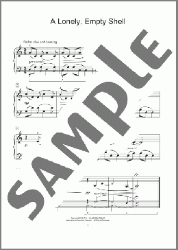 A Lonely, Empty Shell(Christos Tsitsaros) 楽譜 ピアノ（ソロ） ダウンロード